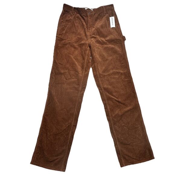 PacSun Pants - Pacsun Pants Womens Size 26 Brown Corduroy 90s Boyfriend Carpenter Baggy Grunge